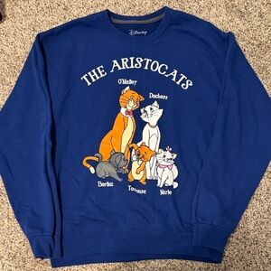Disney Aristocats Blue Crewneck